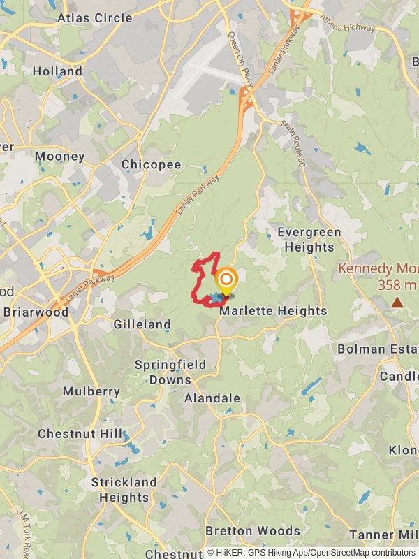 Reservoir One and Walnut Creek Loop