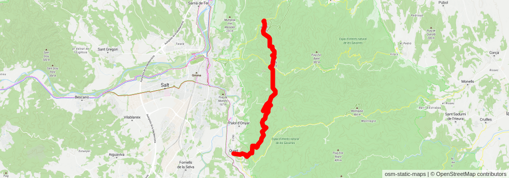 Quart - Castle of Sant Miquel PR C 192 stage 2 Map