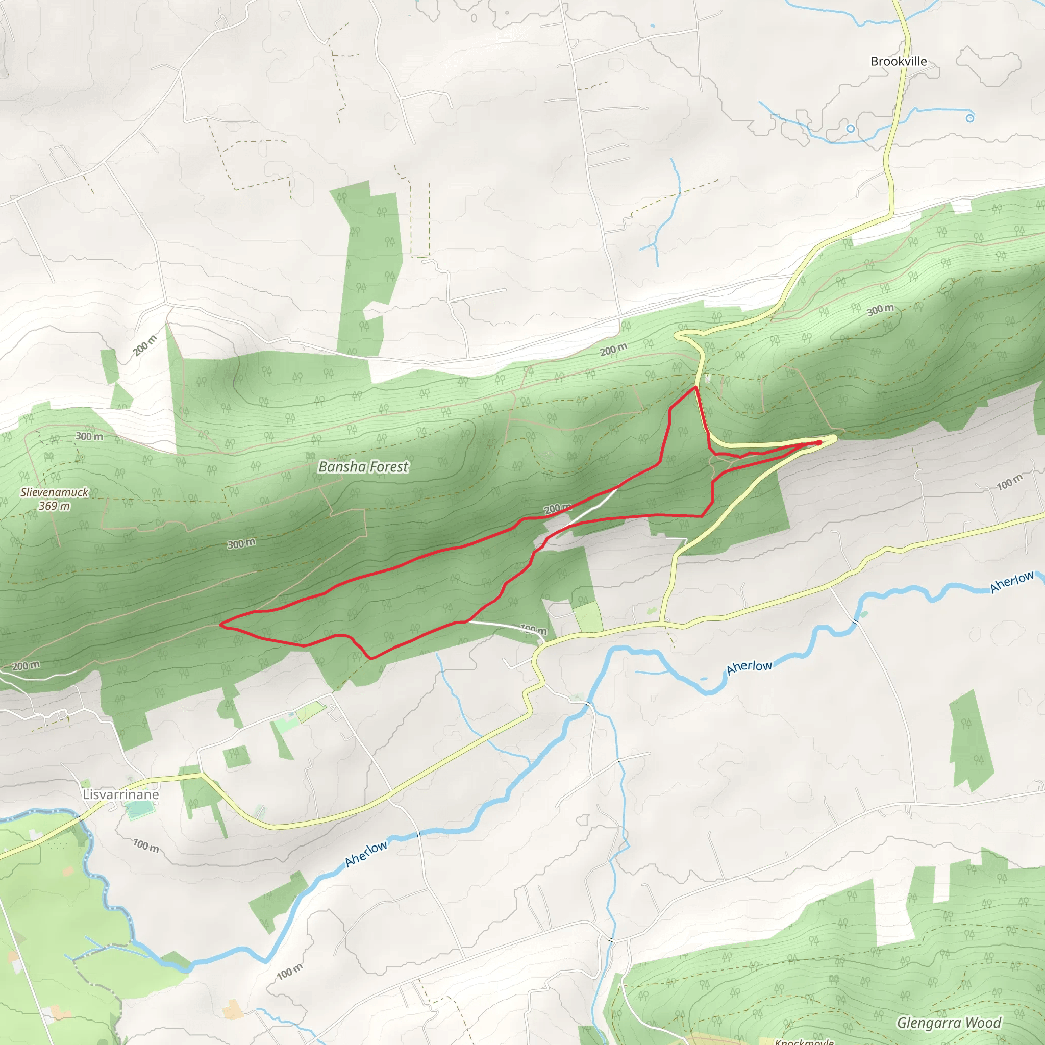 Glen of Aherlow - Ballinacourty Loop mobile static map