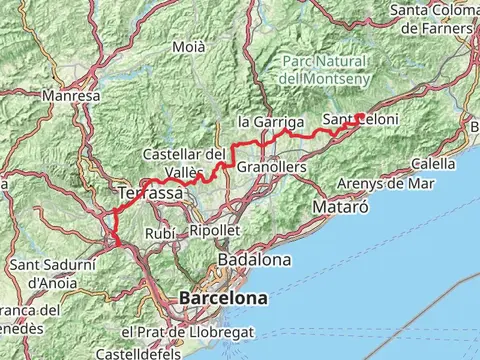GR 97 - From Tordera to Llobregat
