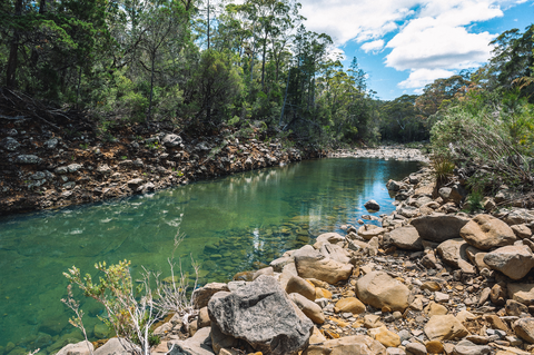 An image depicting the trail Apsley River Waterhole and Gorge Trail and its surrounding area.