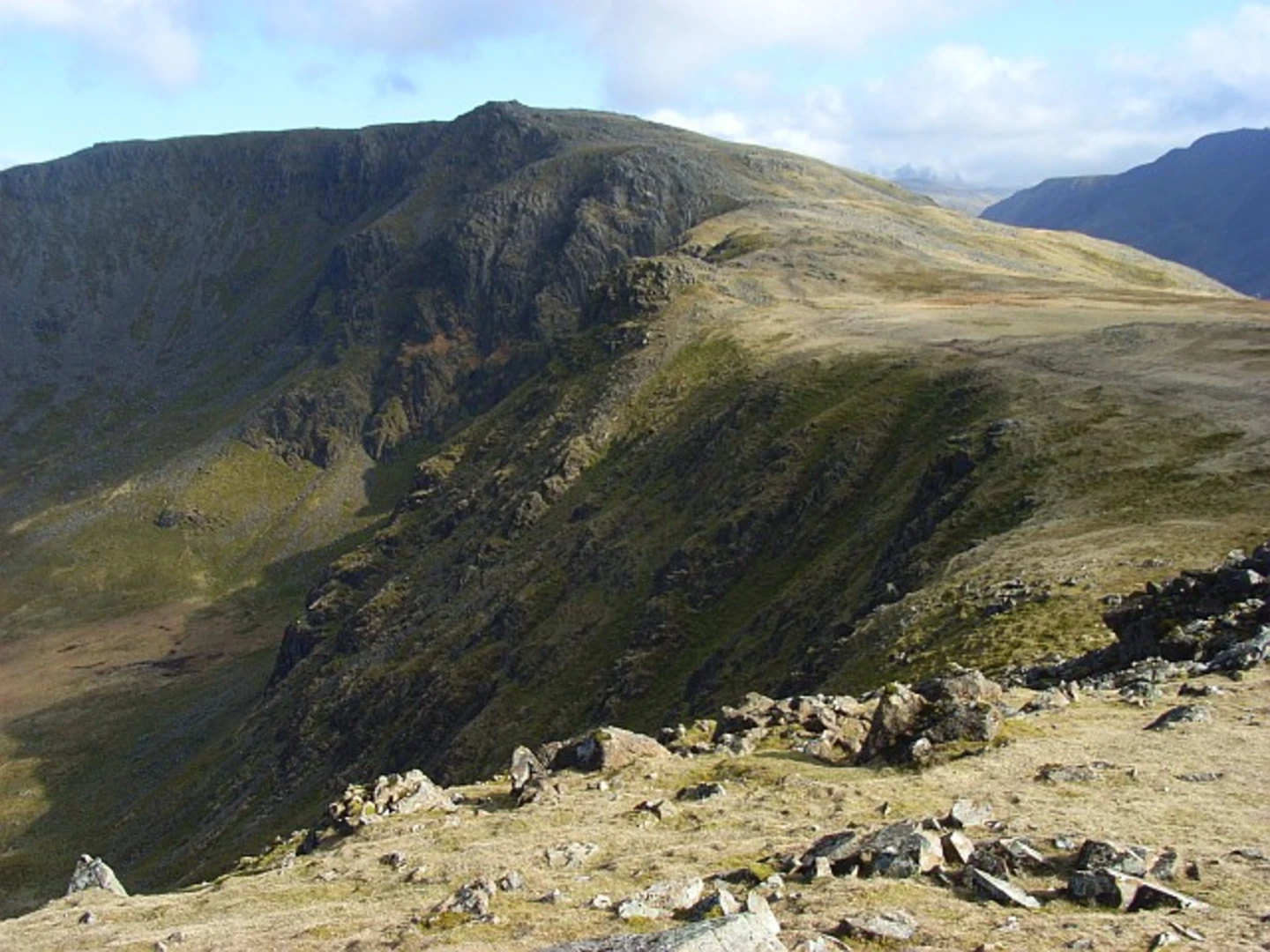 An image depicting the trail Great Borne, Starling Dodd and High Sile Loop from Ennerdale Water and its surrounding area.