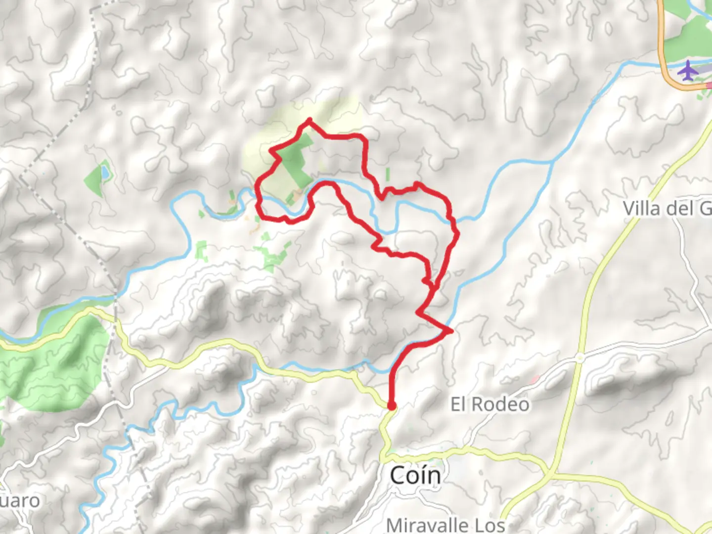 An image depicting the trail Rio Grande and Río Pereilas River PR A 382 and its surrounding area.