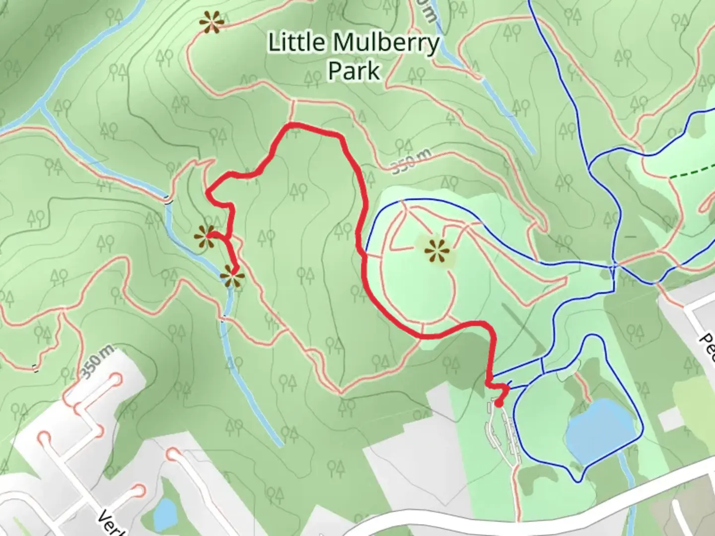 An image depicting the trail West Meadow and Ravine Loop Trail and its surrounding area.