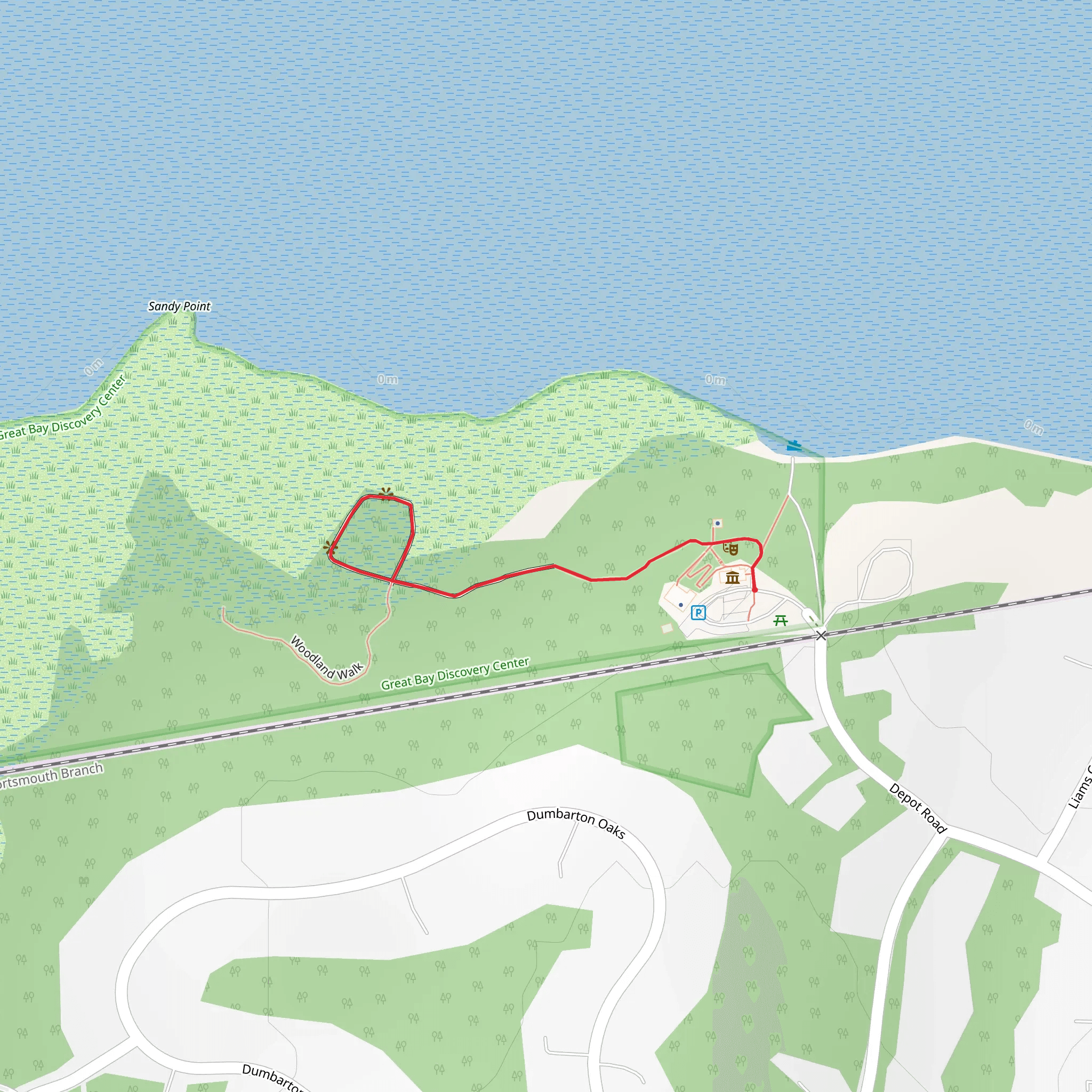 Stratham Hill Trail mobile static map