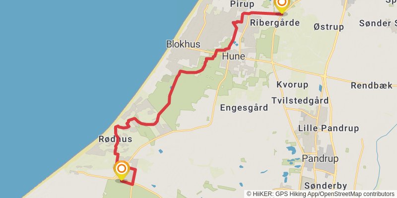Hærvejen stage 4 Map