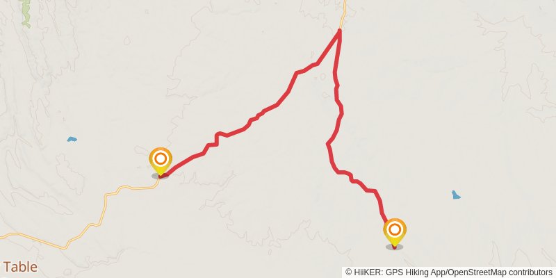 Ultra Pedestrian North Loop stage 79 Map