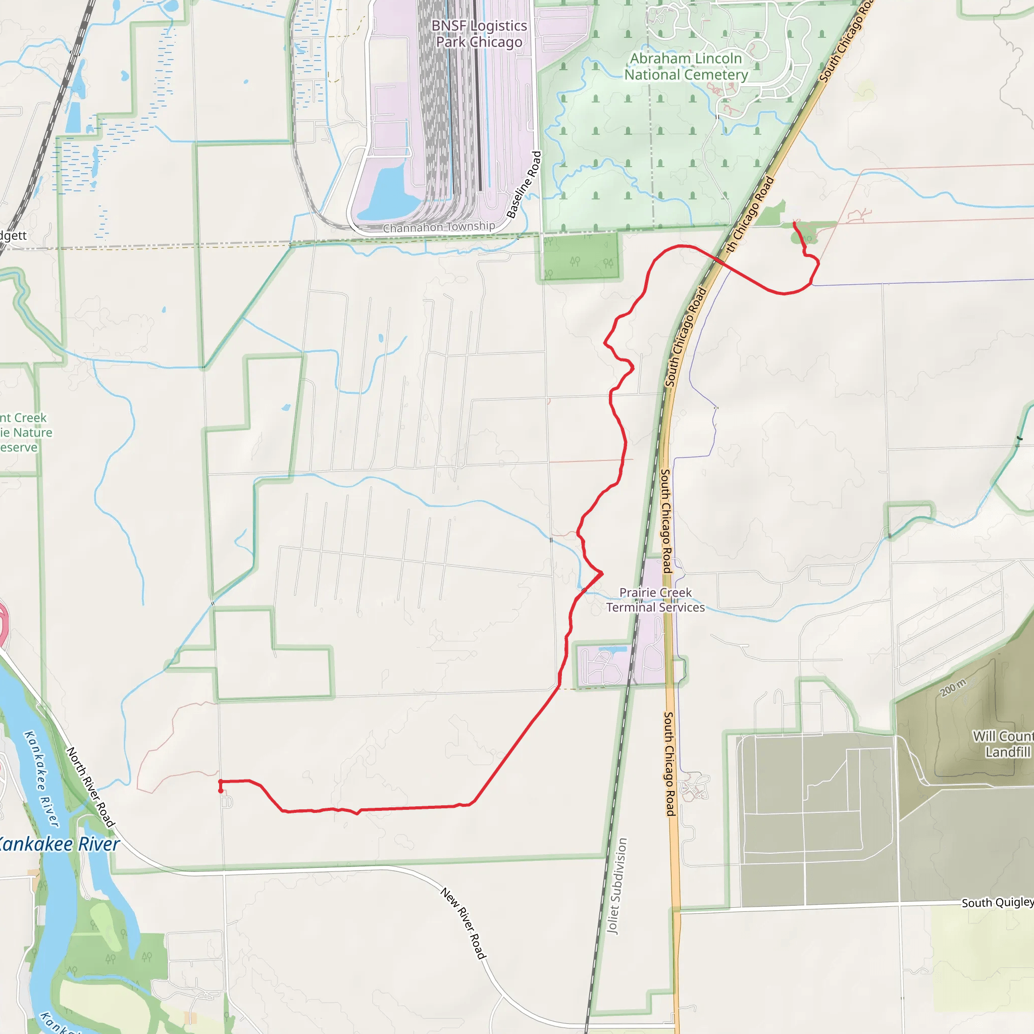 Henslow Trail mobile static map