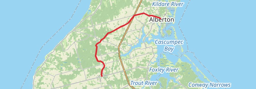 Confederation Trail stage 2 Map