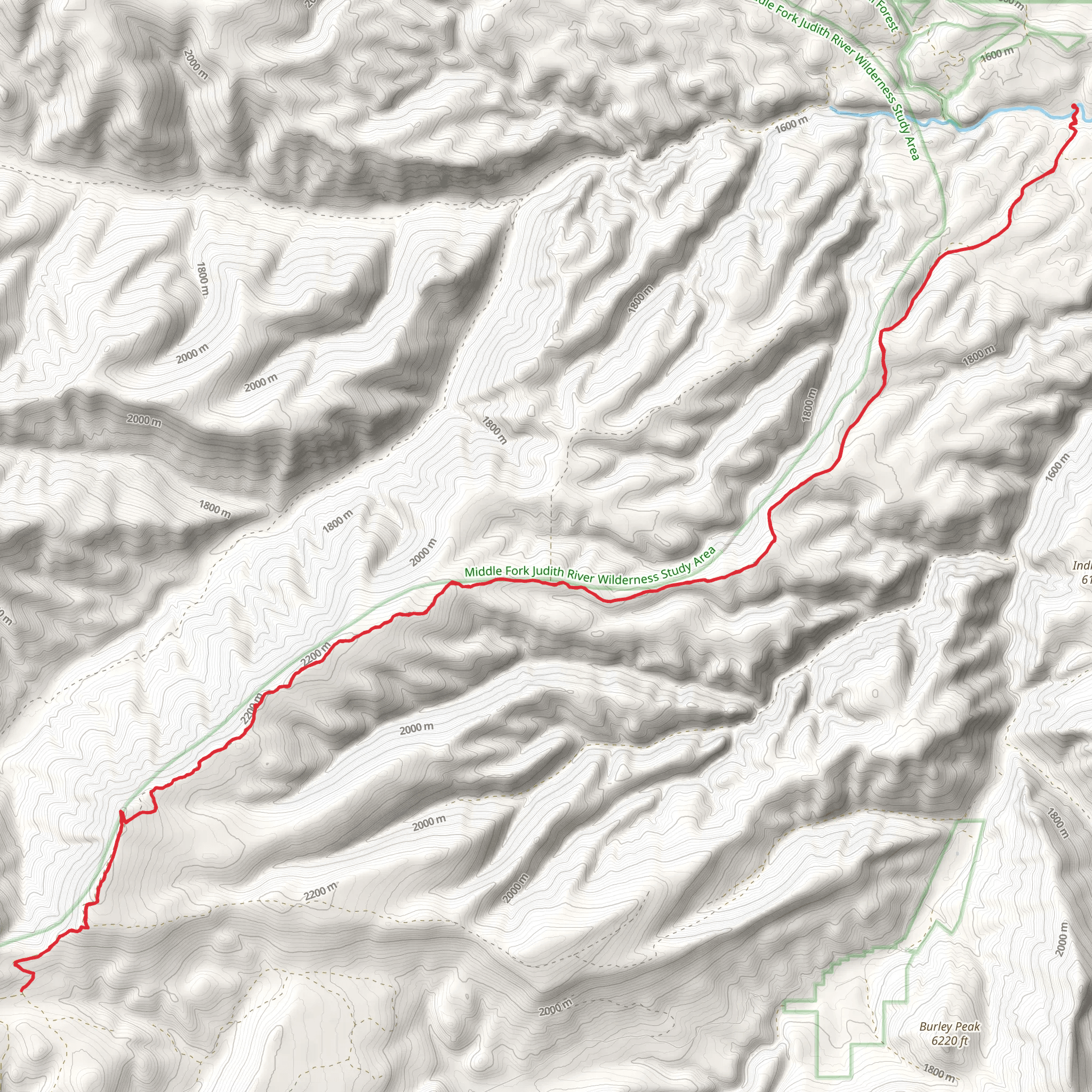 Ettien Ridge Trail mobile static map