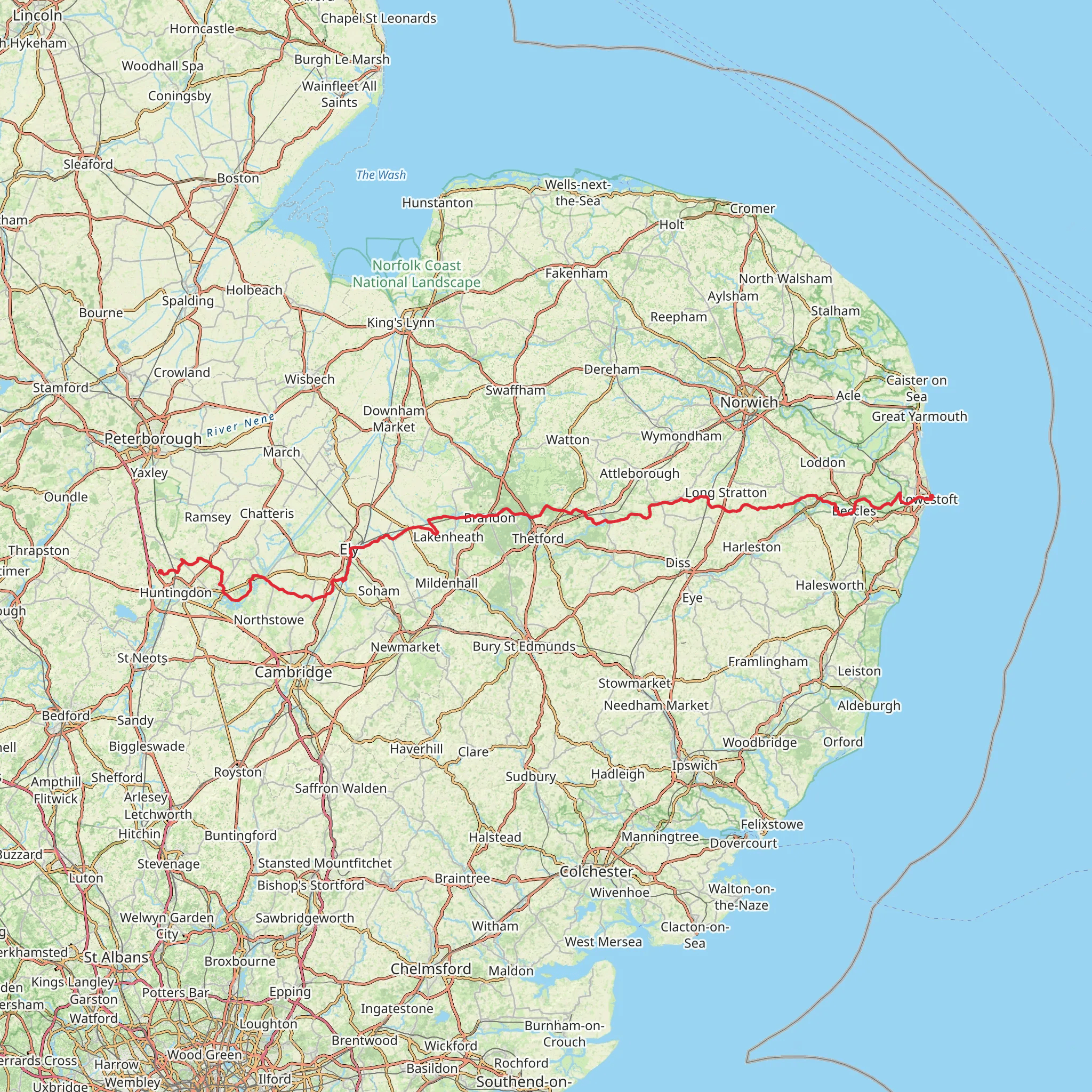 Via Beata mobile static map