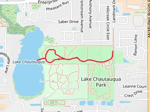 Lake Chautauqua Park Loop