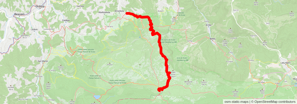Crossing of the Malloas PR GI 2008 stage 2 Map