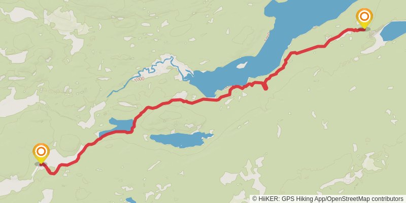 Alexander Mackenzie Heritage Trail stage 11 Map