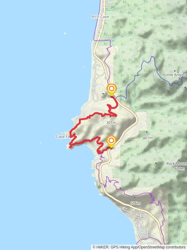 Arch Cape to Cape Falcon Trail