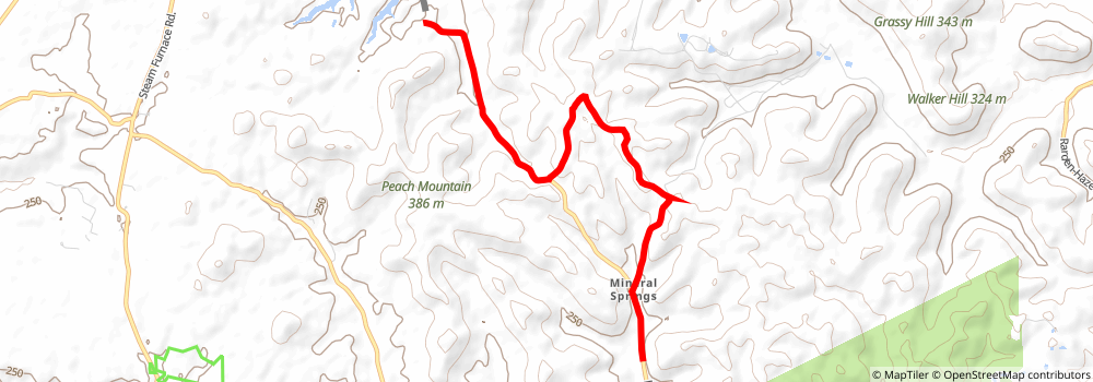 American Discovery Trail South Route stage 71 Map