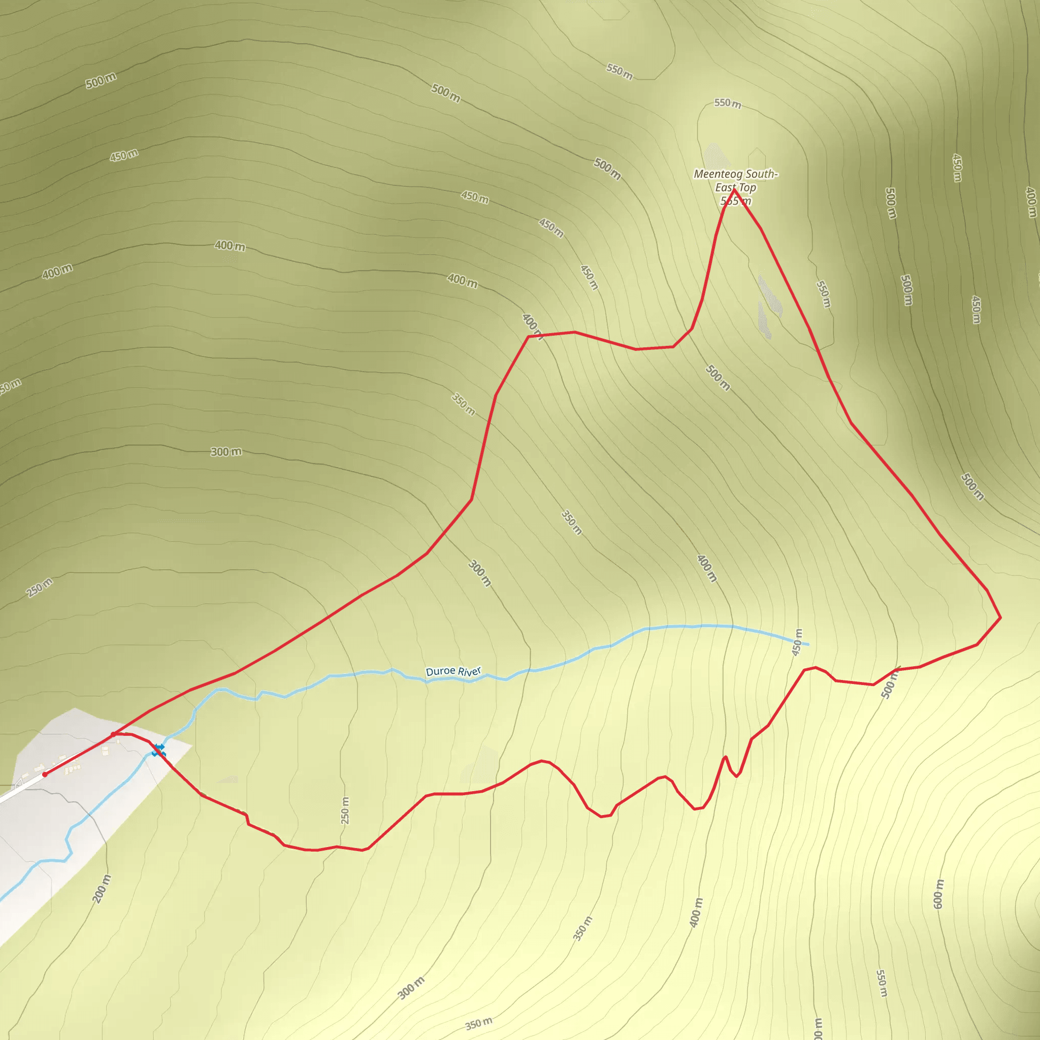 Meentog South - East Top Loop mobile static map