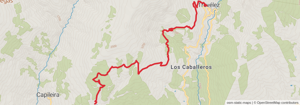 GR 240 Sendero Sulayr stage 6 Map