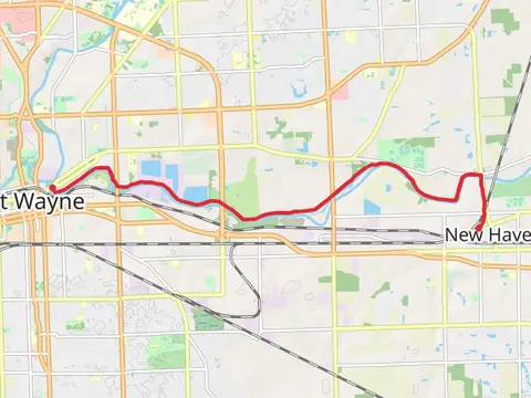 Walk along Maumee River