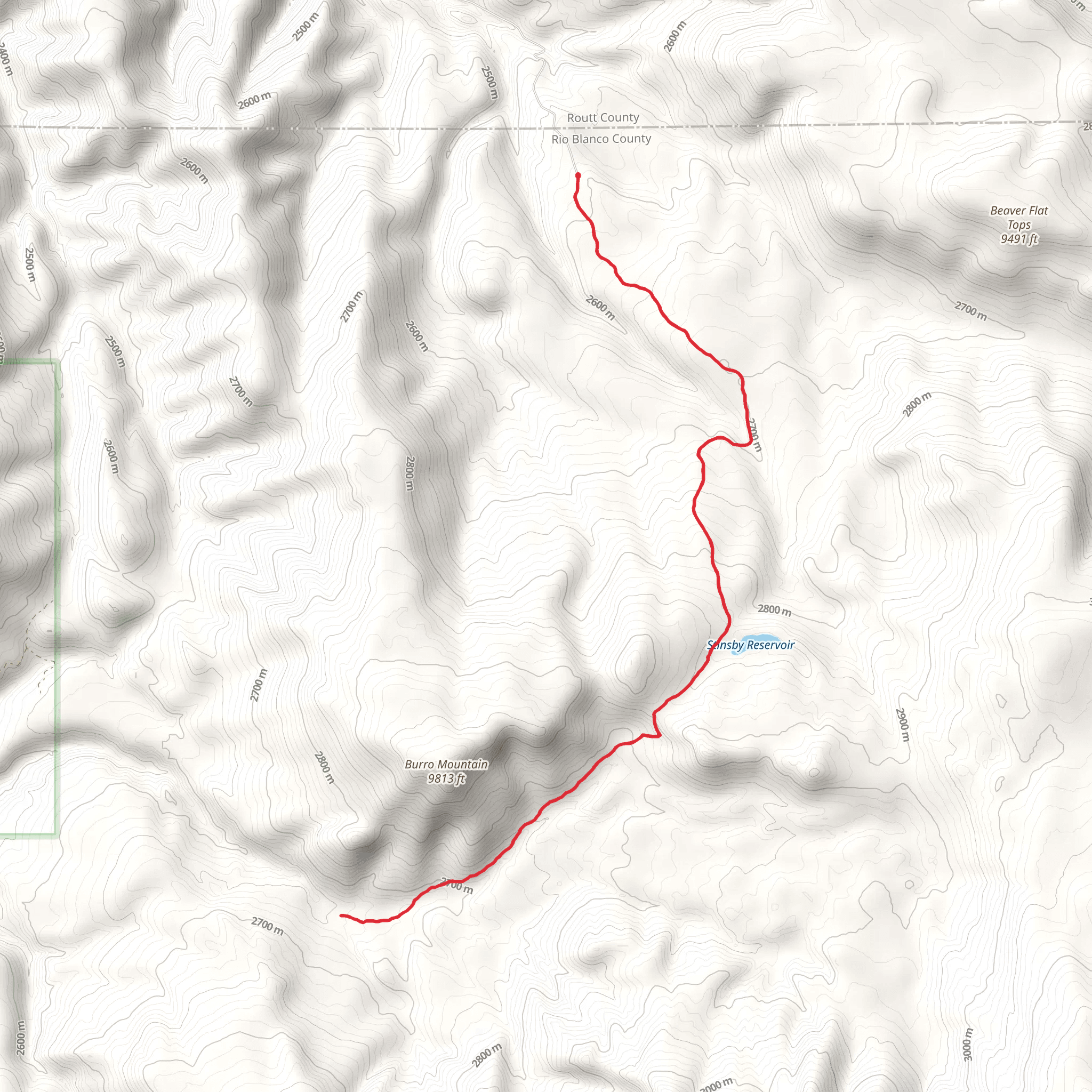 Stinsby Trail mobile static map