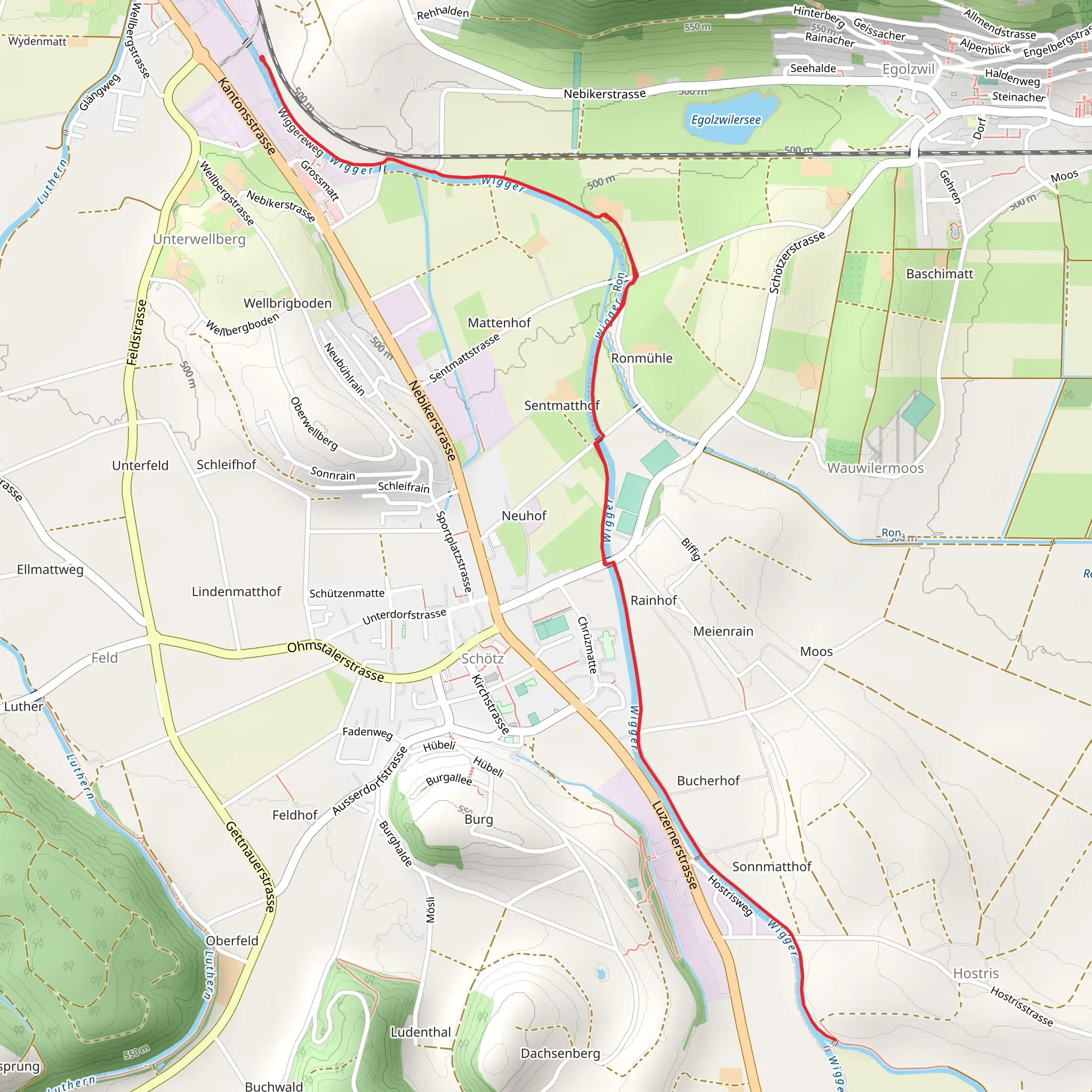 Weg am Wasser - Ein Bach lebt mobile static map