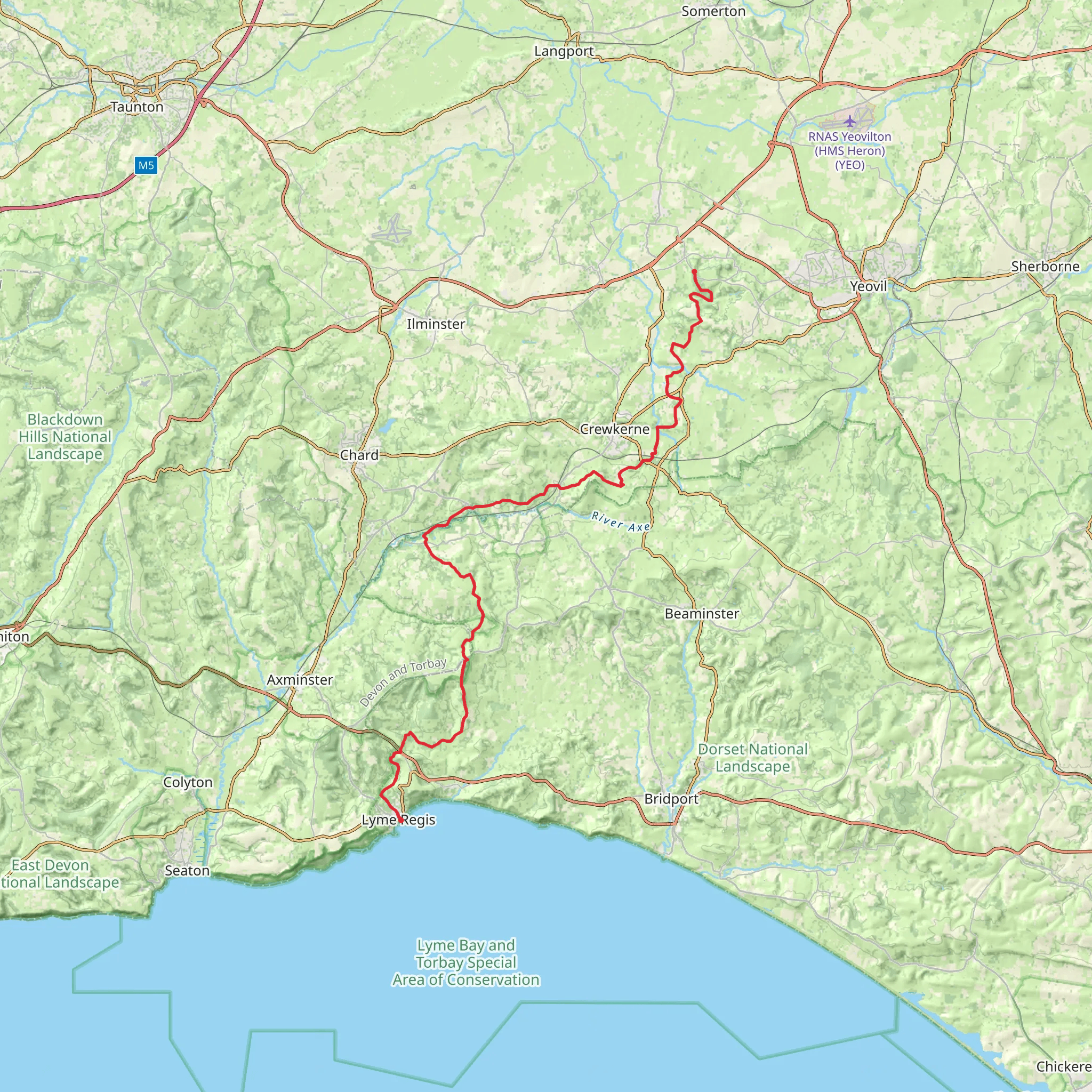 Liberty Trail mobile static map