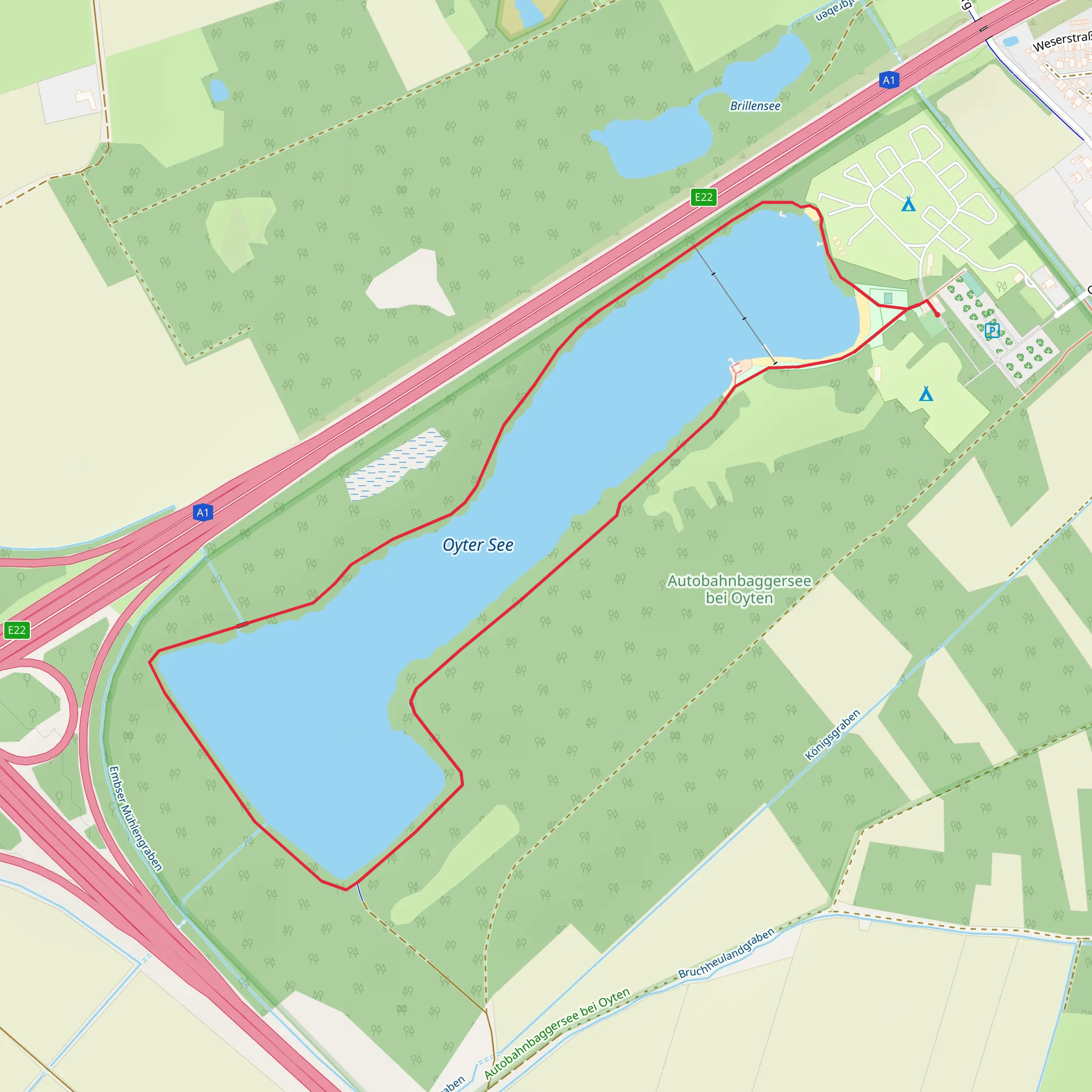 Oyter See Loop mobile static map