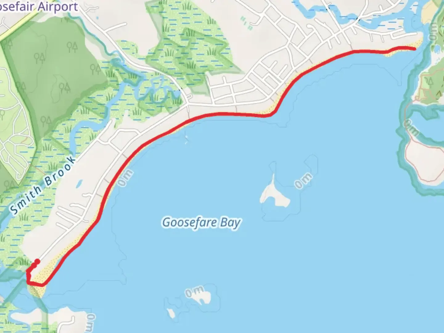 An image depicting the trail Batson River Trail from Kings Highway and its surrounding area.