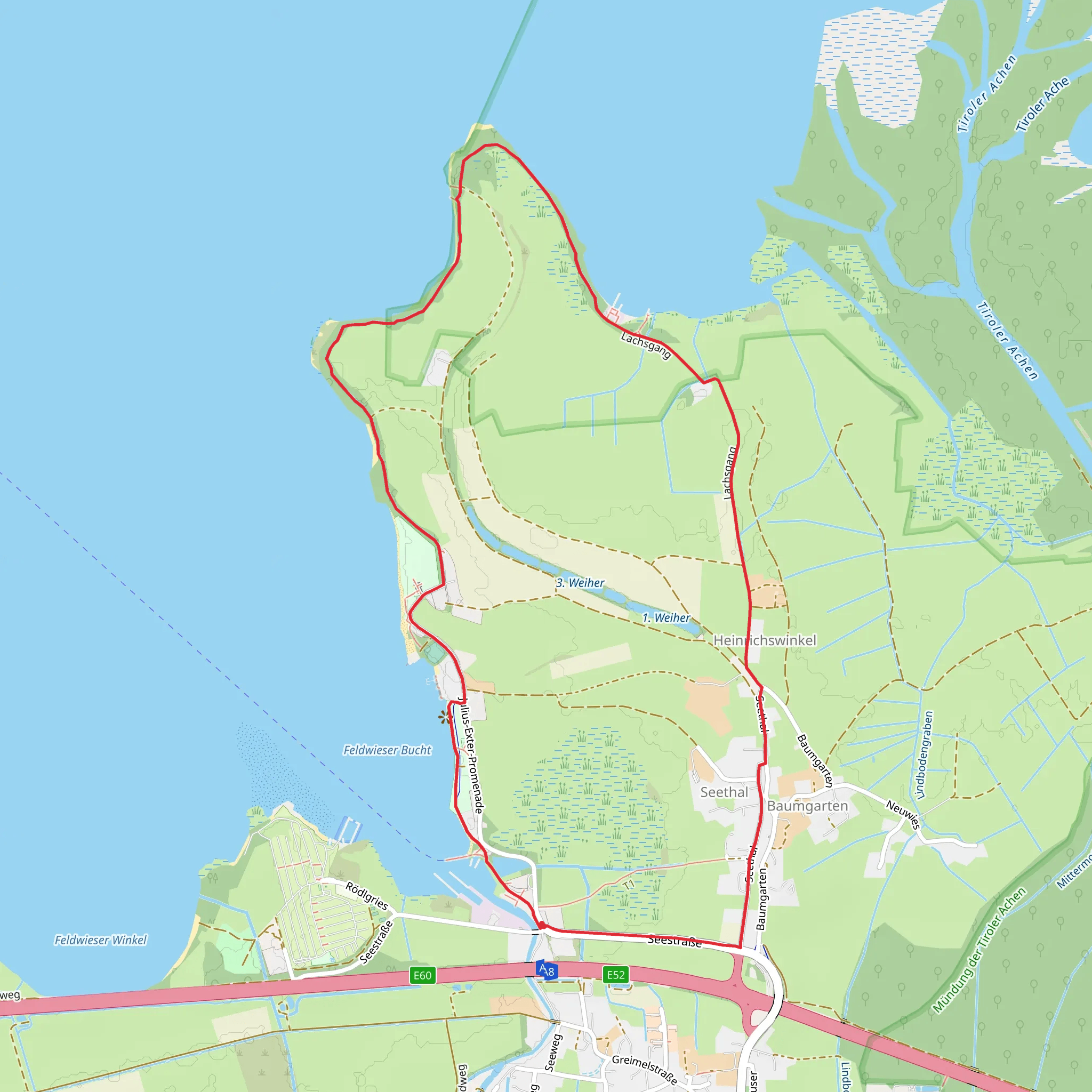 Eon Trail and Petrusquelle Trail mobile static map