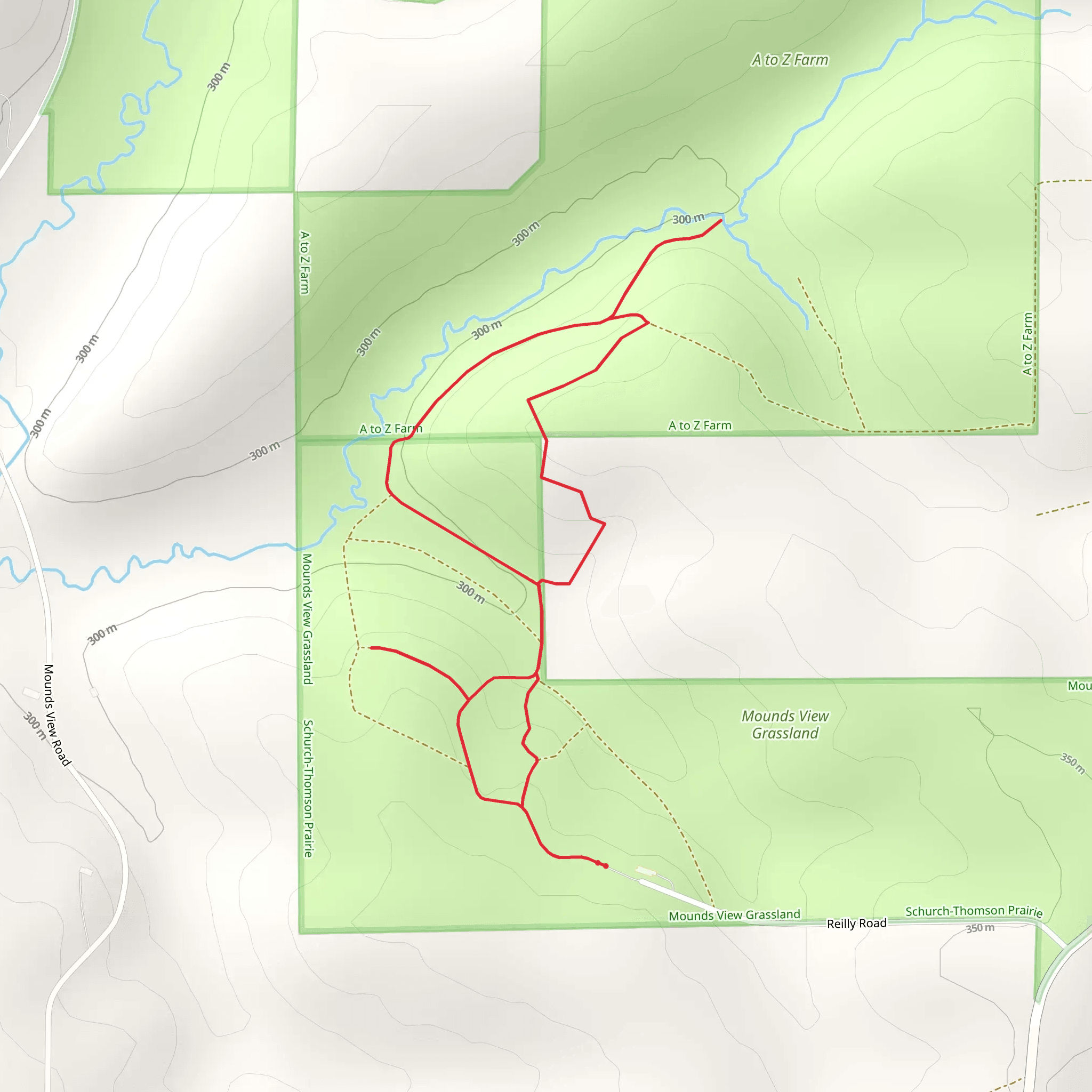 Reilly Road Loop mobile static map