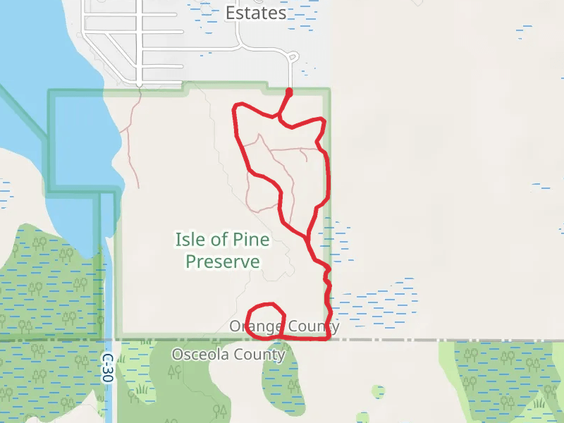 Isle of Pine Blue and Orange Loop Trail