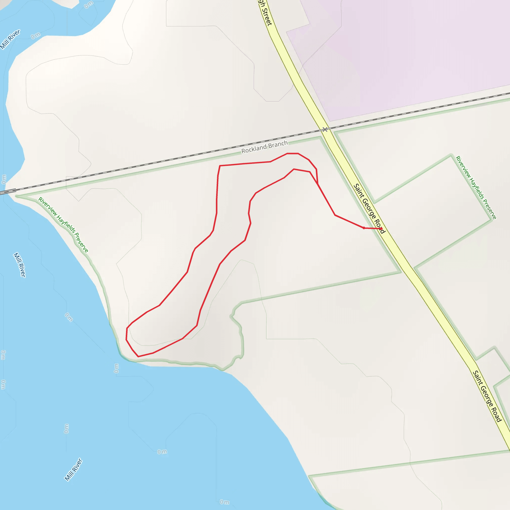 Saint George Road Loop mobile static map