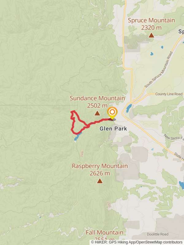 La Deux Réservoirs, Ice Cave Creek and Swank Loop Trail