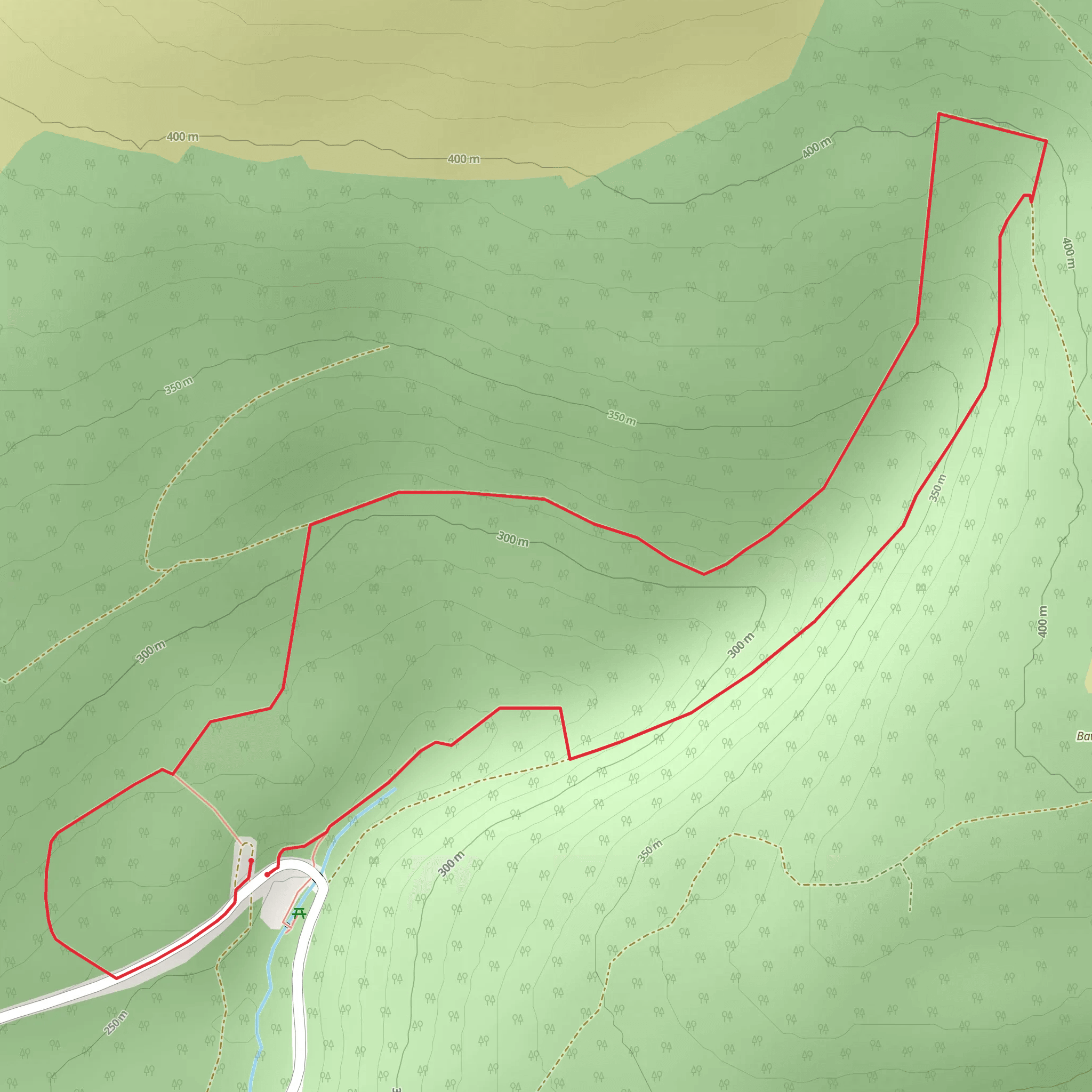 Monicknew - Valley Walk mobile static map