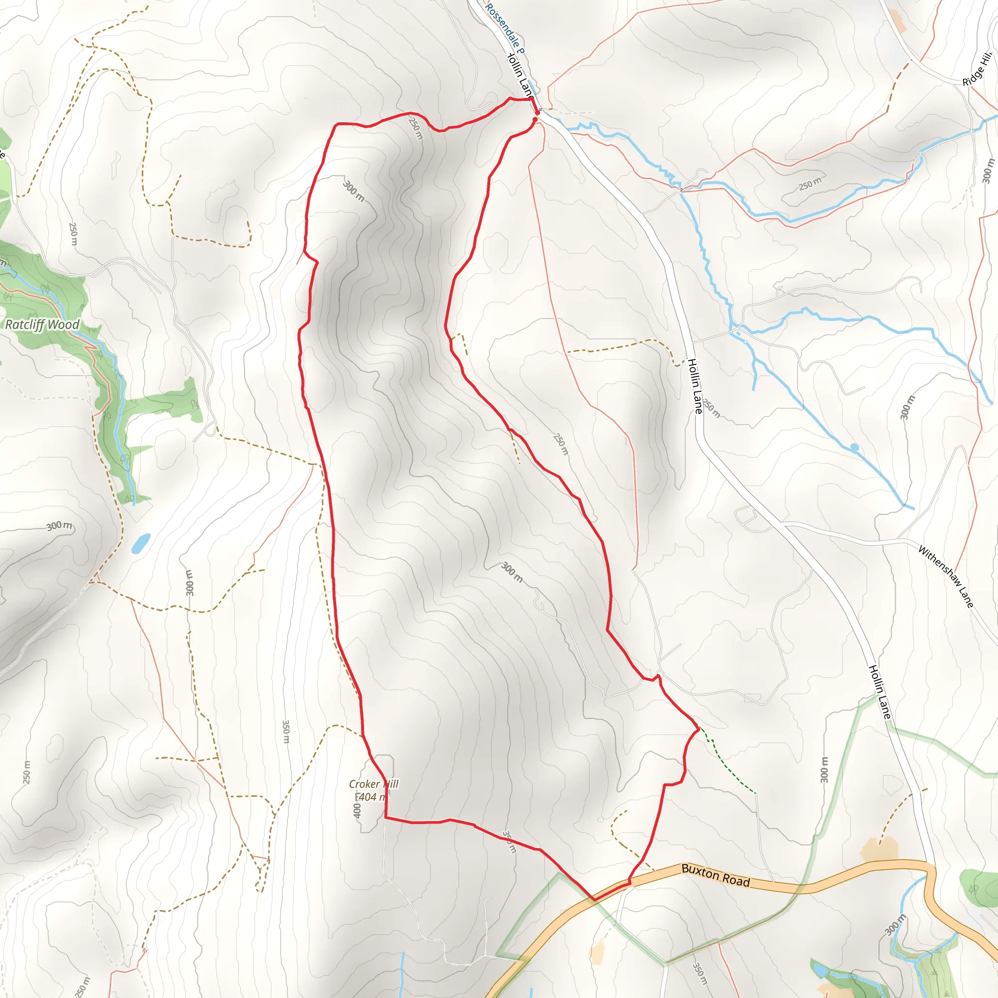 Croker hill and Sutton Common Circular mobile static map
