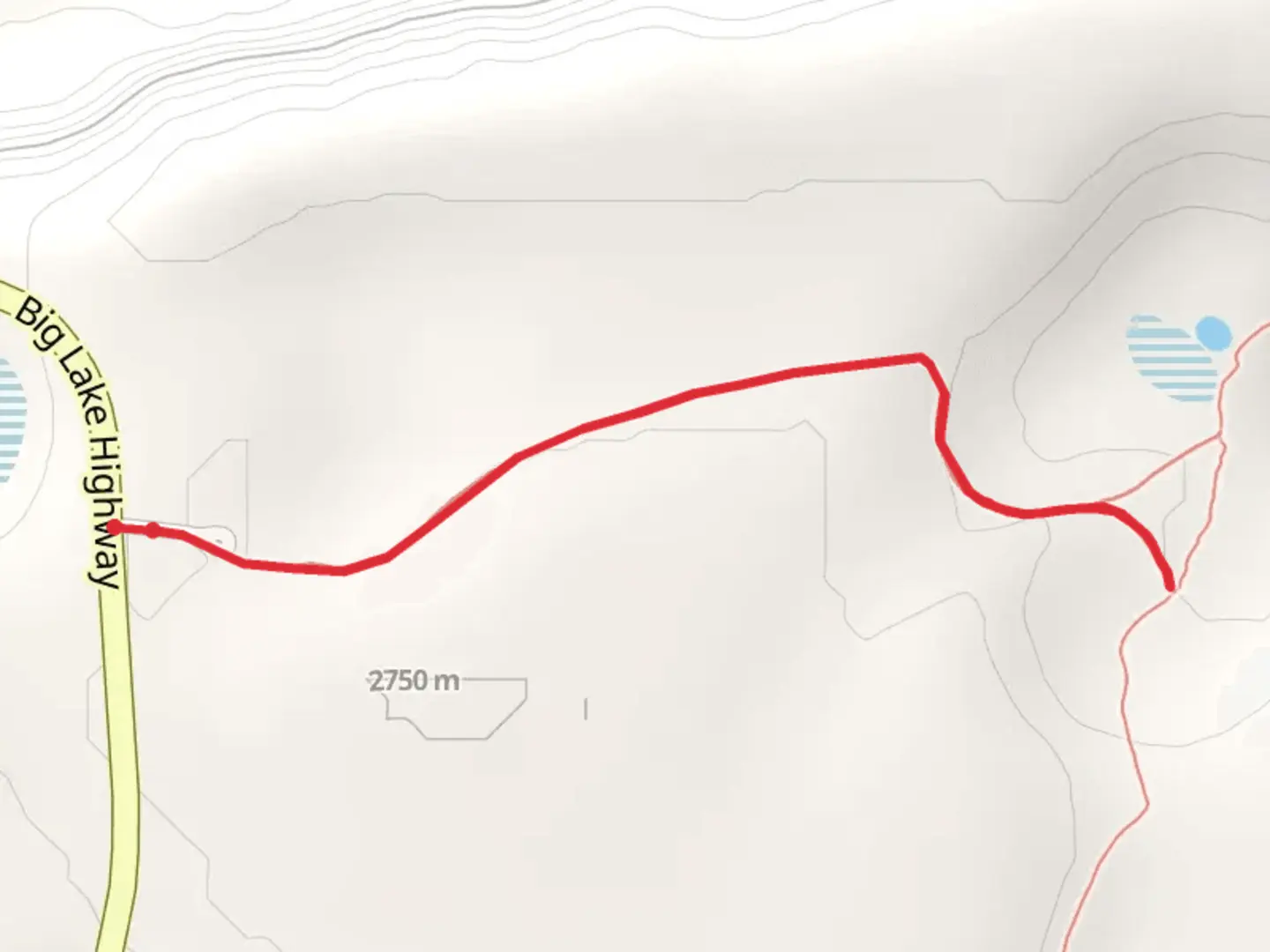 An image depicting the trail Overland Connector via Apache Vista Trail and its surrounding area.