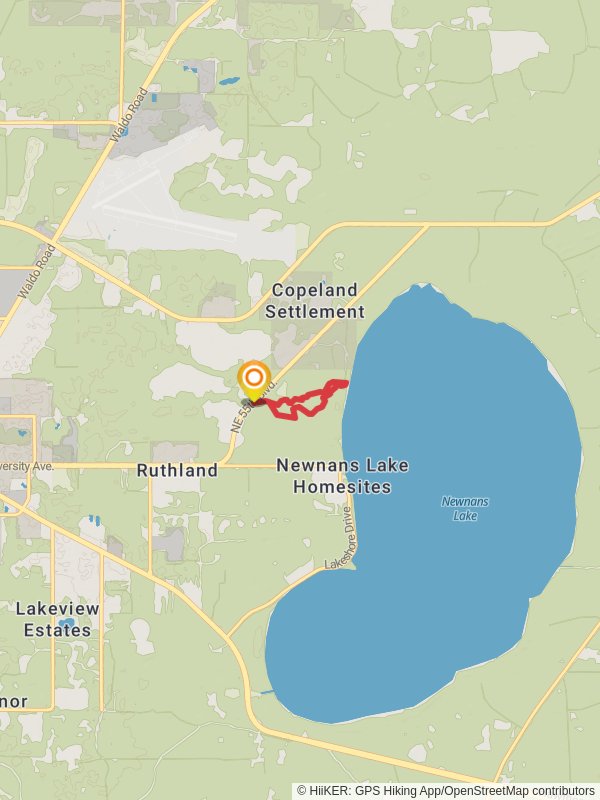 Lake Pithlachocco Loop Trail mobile static map