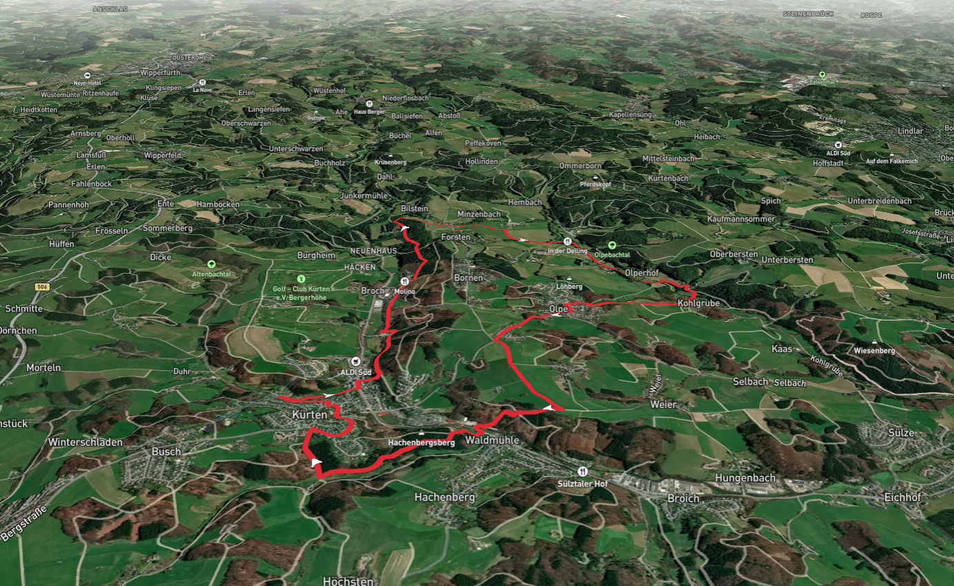 Kürtener Sülz via Muehlenweg
