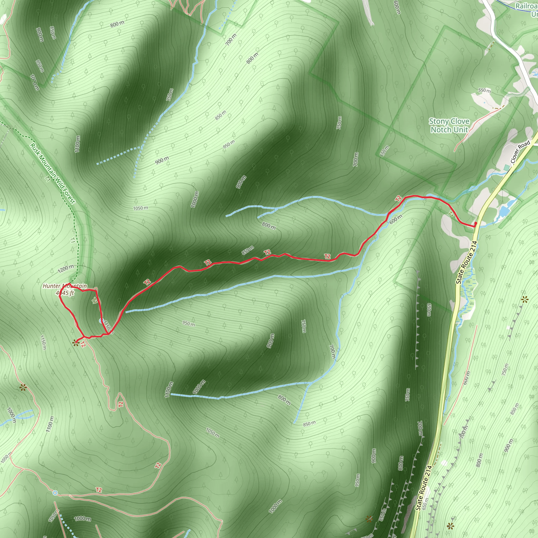 Becker Hollow Trail Loop mobile static map