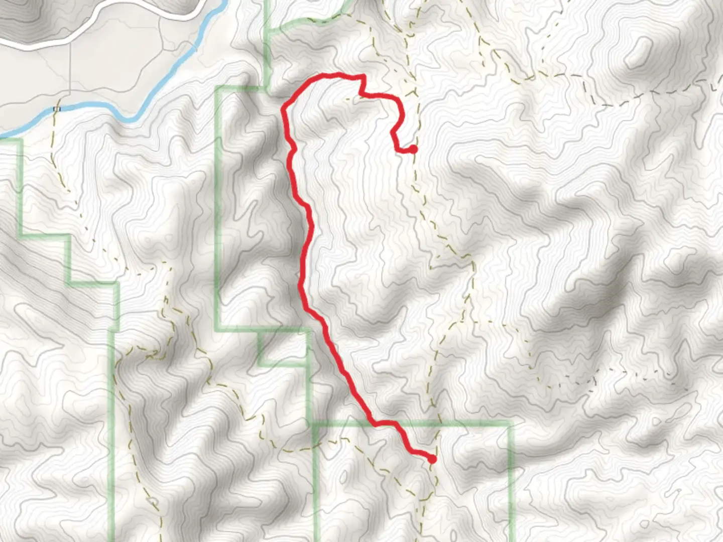 An image depicting the trail Cougar Canyon Trail and its surrounding area.