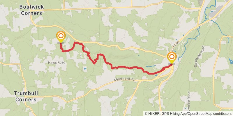North Country Trail - New York stage 26 Map