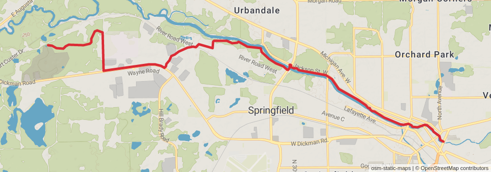 American Perimeter Trail - North Country Primary stage 37 Map