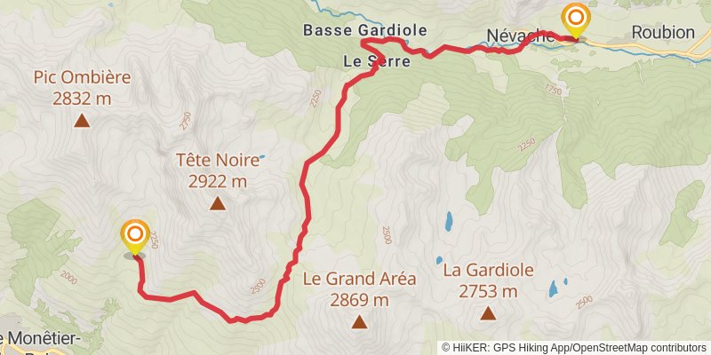 Tour of Mont Thabor stage 4 Map
