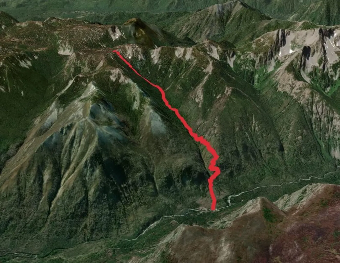 An image depicting the trail Shetipo Trail and its surrounding area.