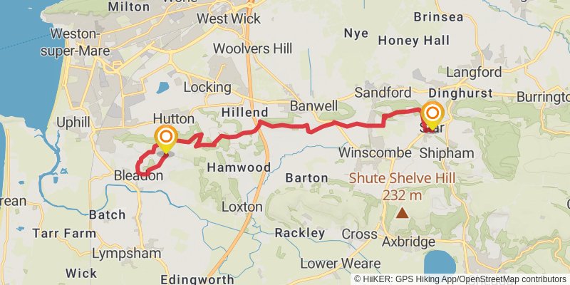 Butcombe Trail stage 2 Map
