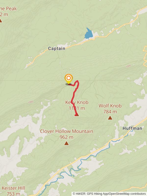 Kelly Knob via Appalachian Trail