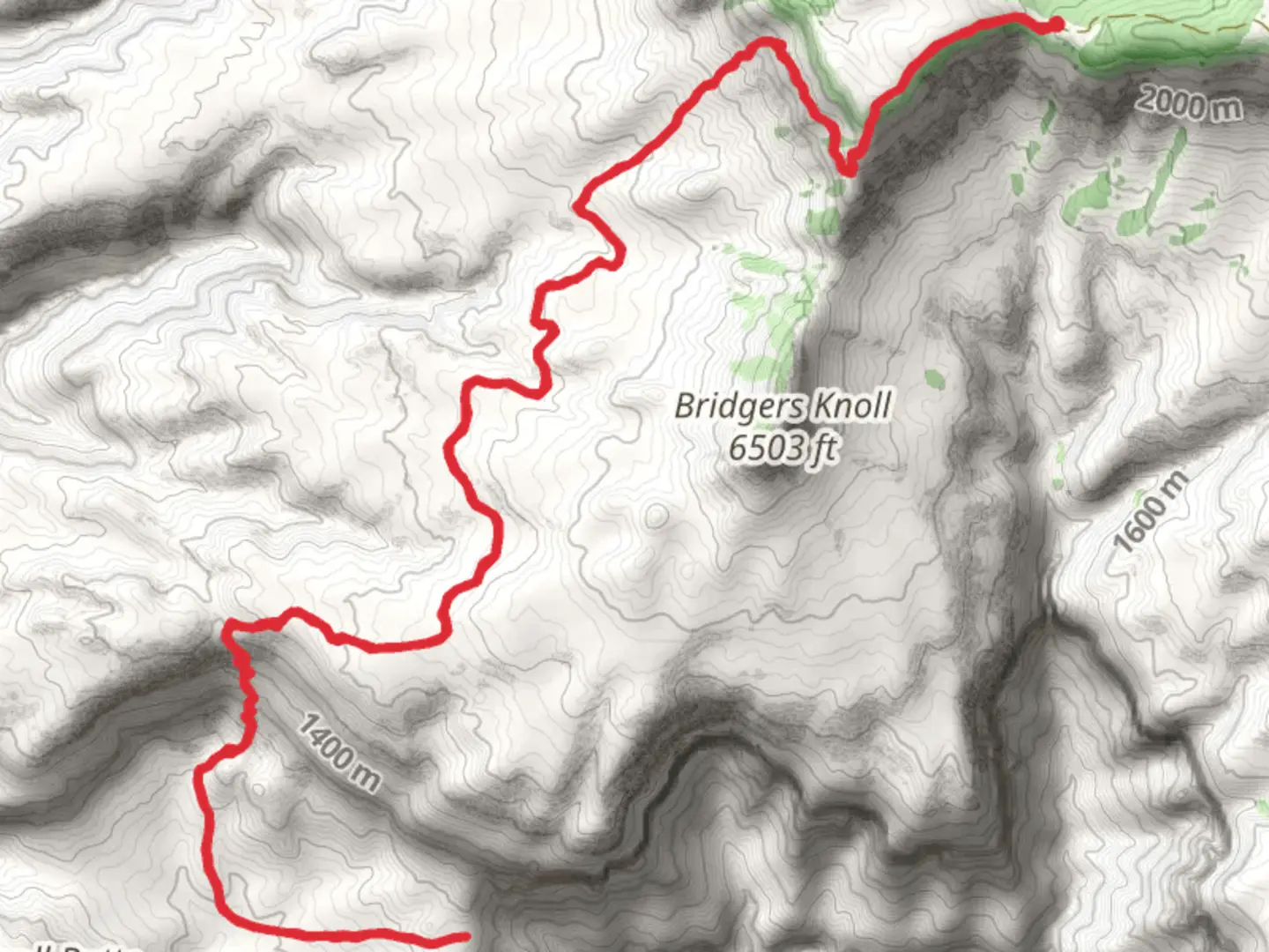 An image depicting the trail Thunder River and Bill Hill Trail and its surrounding area.