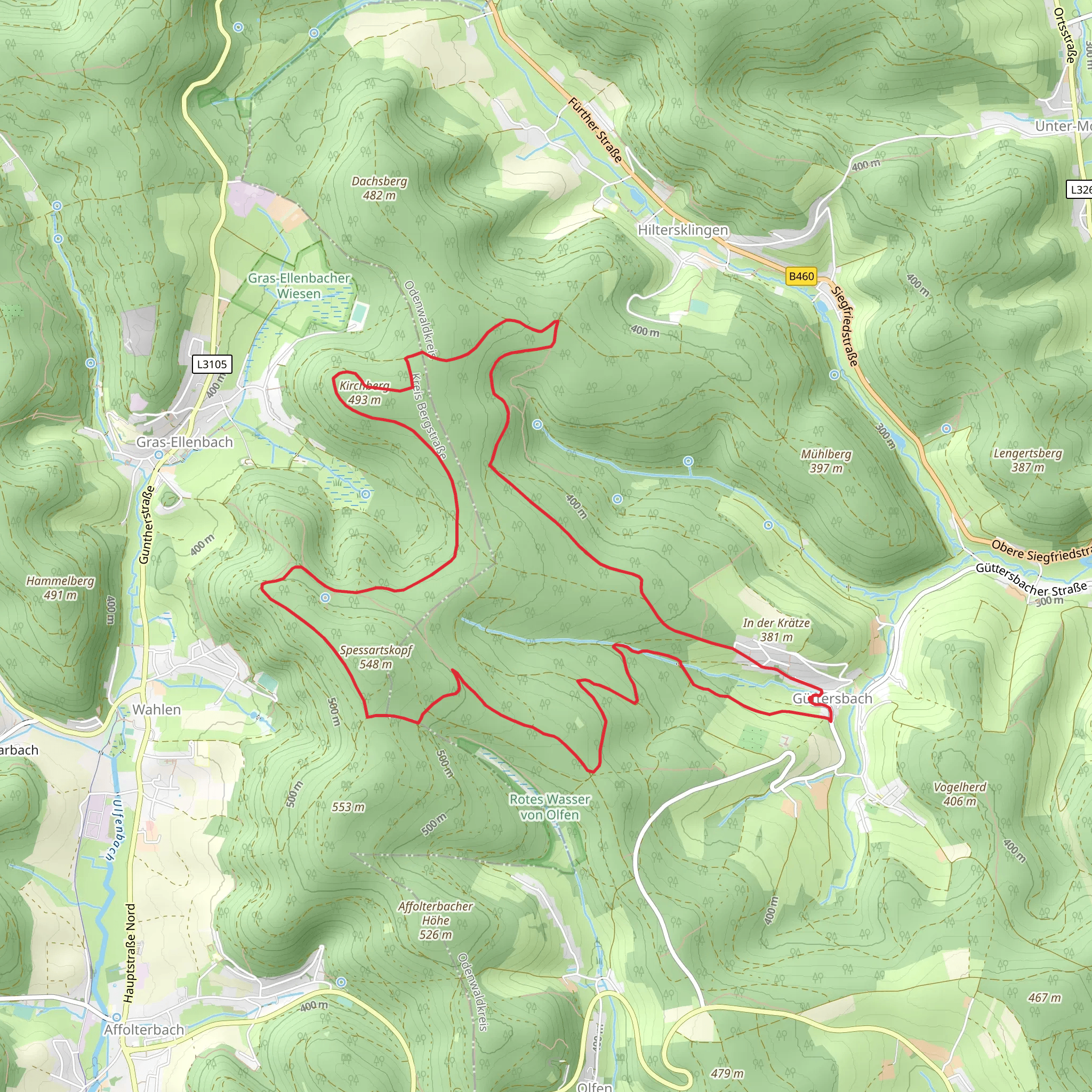 Guettersbach mobile static map