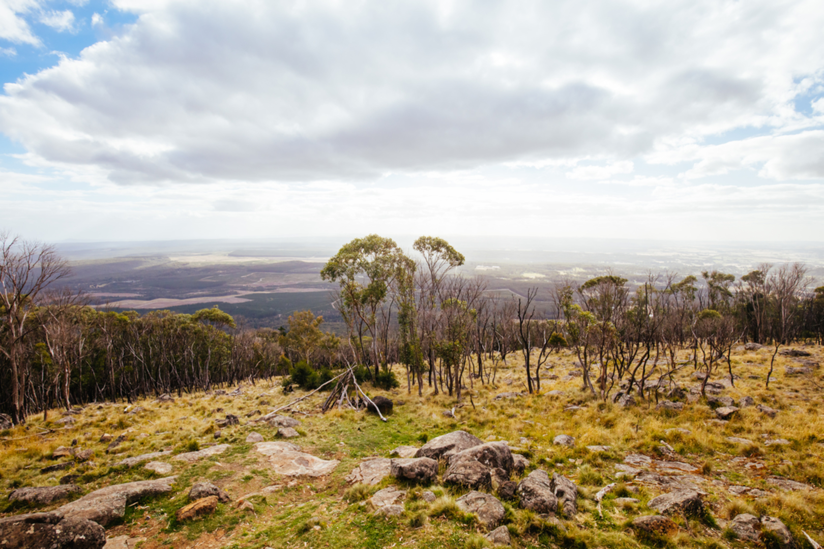 An image depicting the trail Macedon Ranges Walking Trail and its surrounding area.