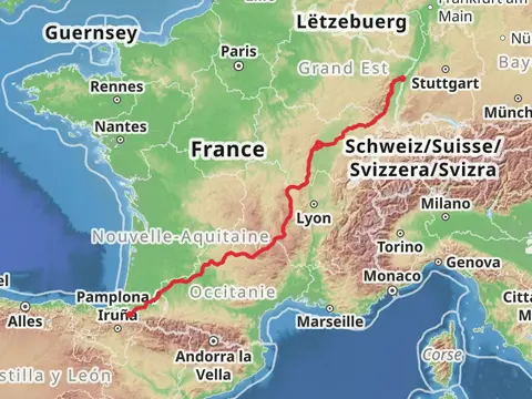 Camino Strasbourg-Saint Jean Pied de Port via Le Puy